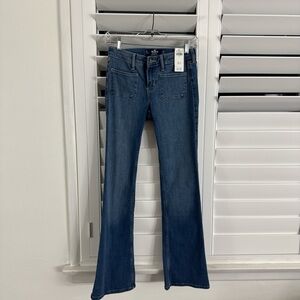 Hollister blue flared jeans